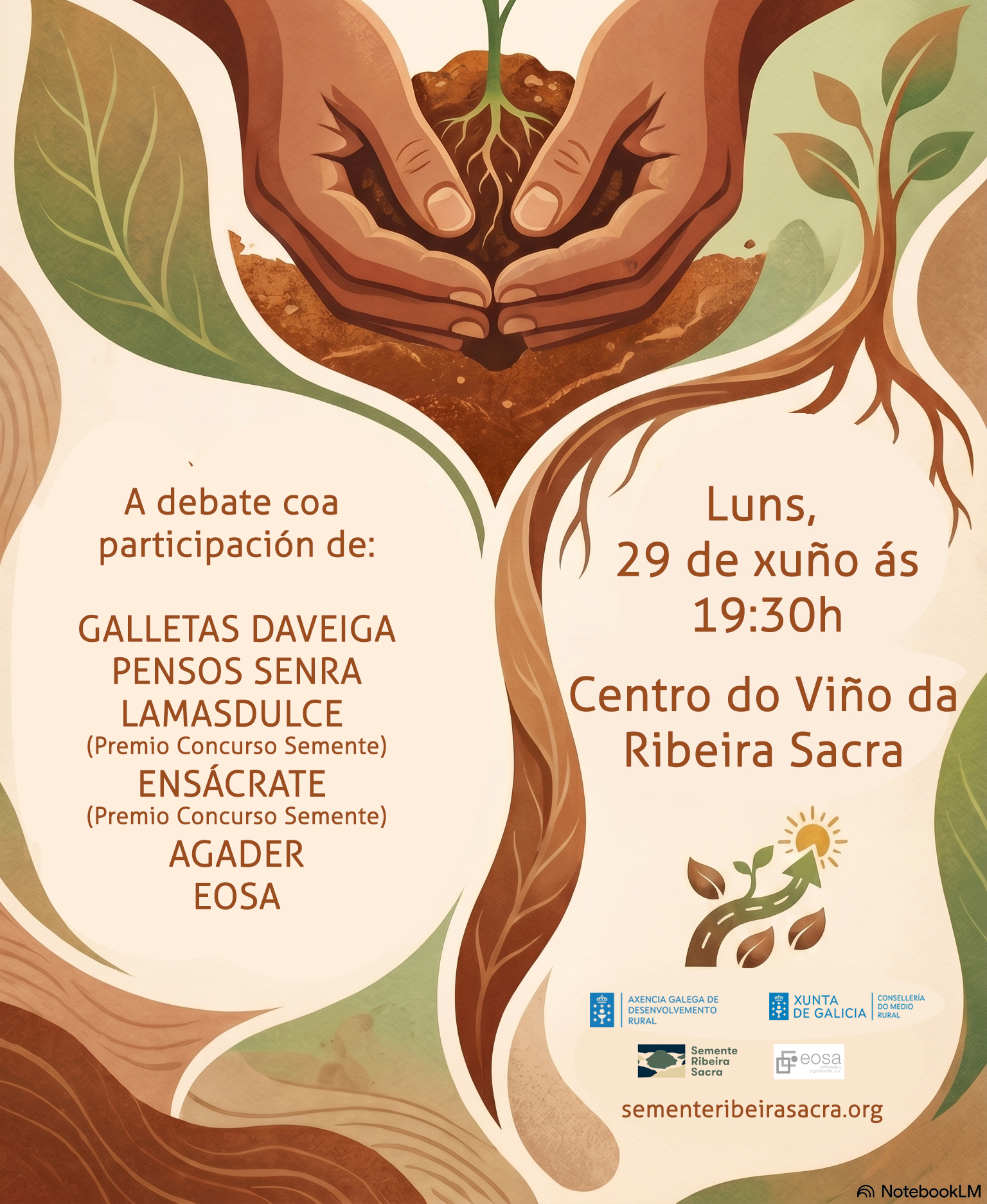 “Oportunidades de negocio no rural”,  tema a tratar este 29 de xuño ás 19:30 no Centro do Viño da Ribeira Sacra